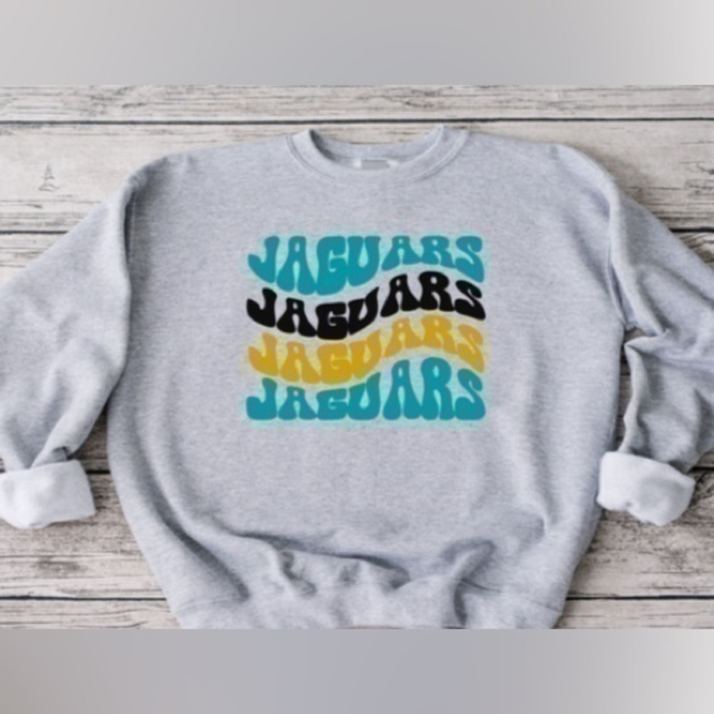 Jaguars wavy crewneck